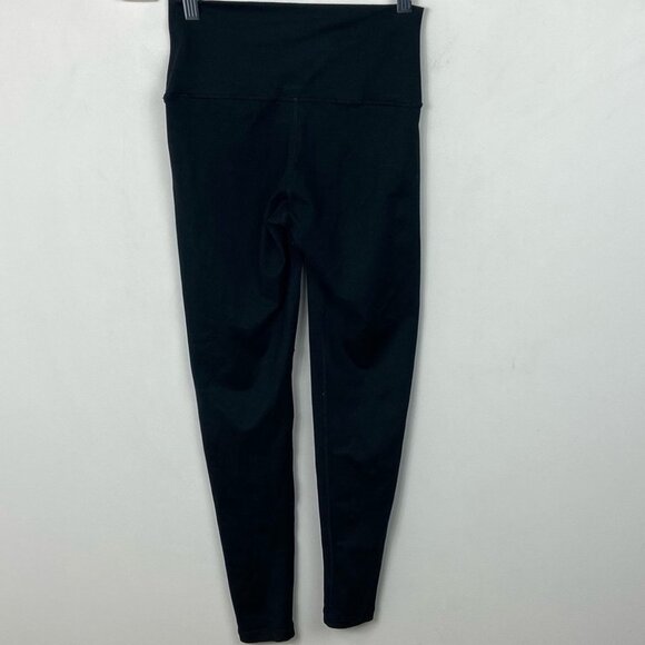 Aerie Black High Waisted Legging Play Real Me 7/8 Pant Size Small Stretch Pants - Picture 3 of 8